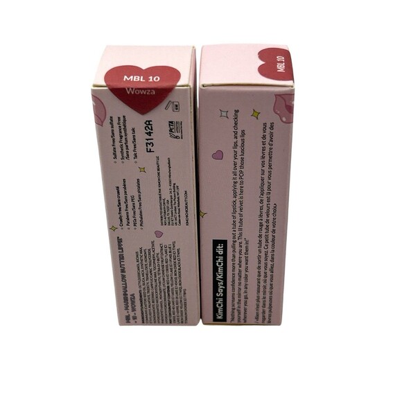 2 KimChi Chic Marshmallow Butter Lippie MBL 10 Wowza Kim Chi Lipsticks NIB - Picture 3 of 3